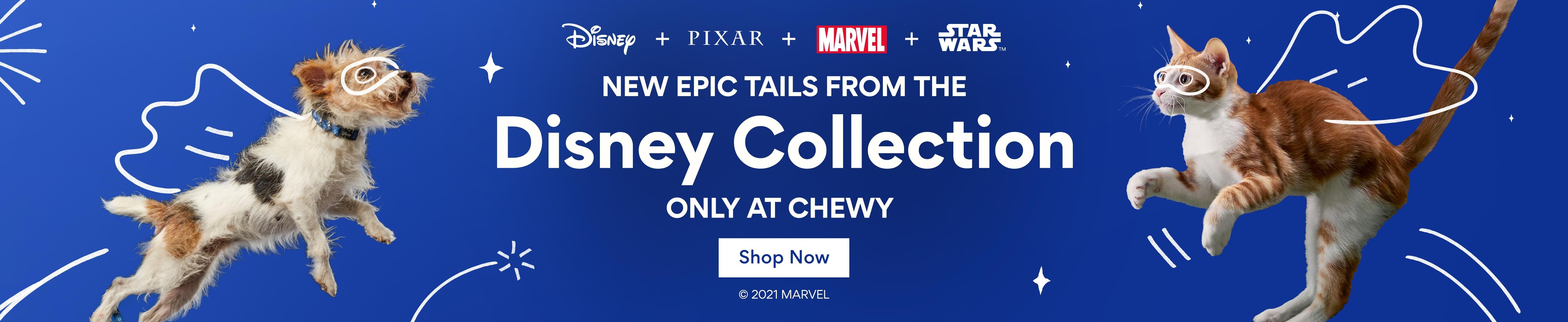 New epic tails from the Disney Collection only at Chewy